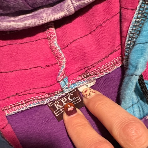 Colorful Patchwork Hoodie - Picture 5 of 7